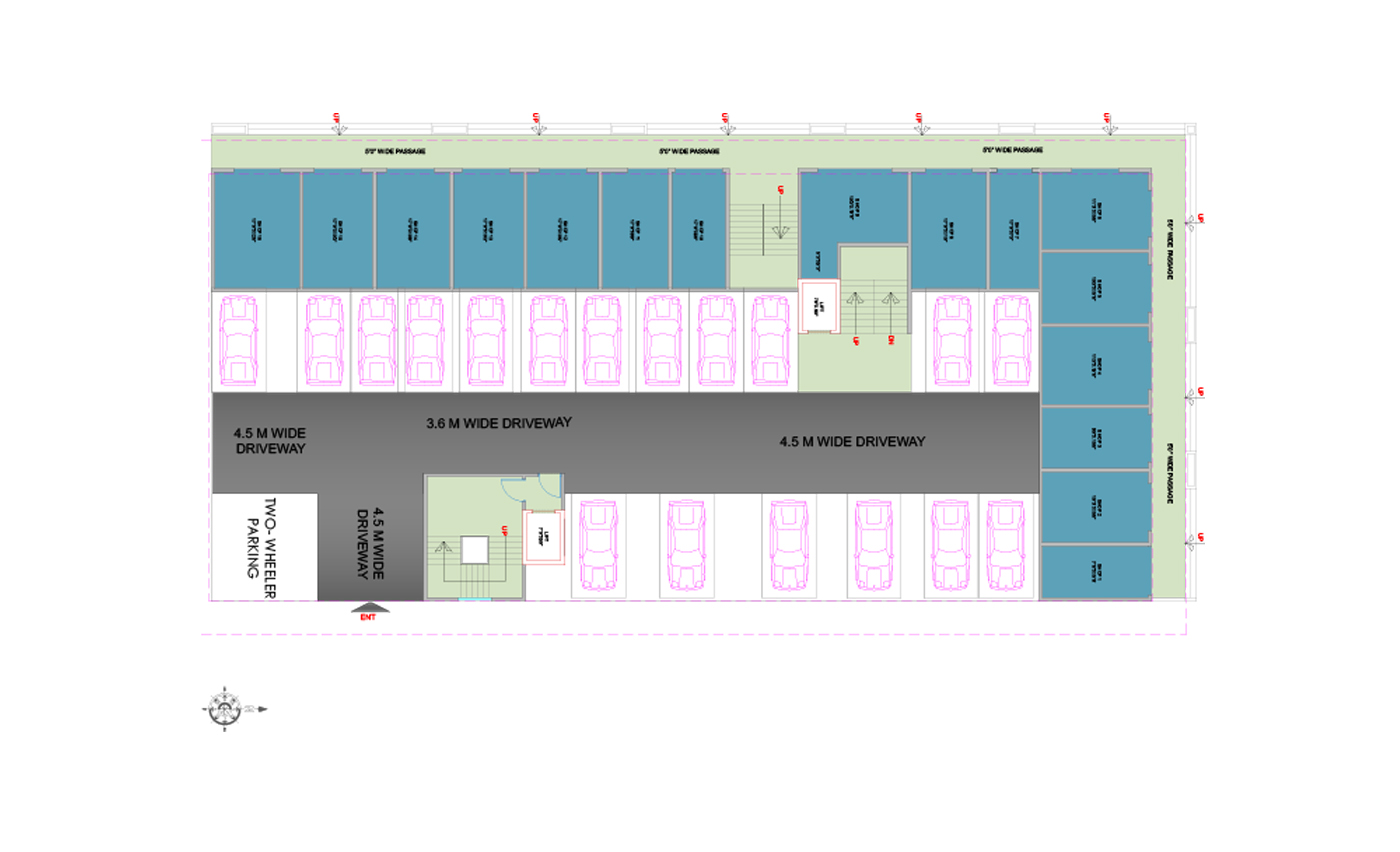 Vaishnavi Homes Marunji - Ground Floor Plan